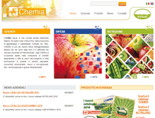 Tablet Screenshot of chemia.it