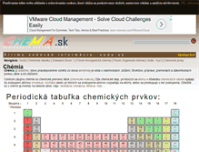 Tablet Screenshot of chemia.sk